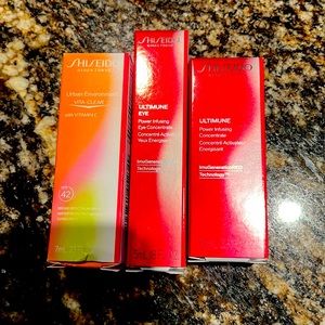 Shiseido 3 piece sample/travel size Urban Environment,Ultimune Eye & Ultimune